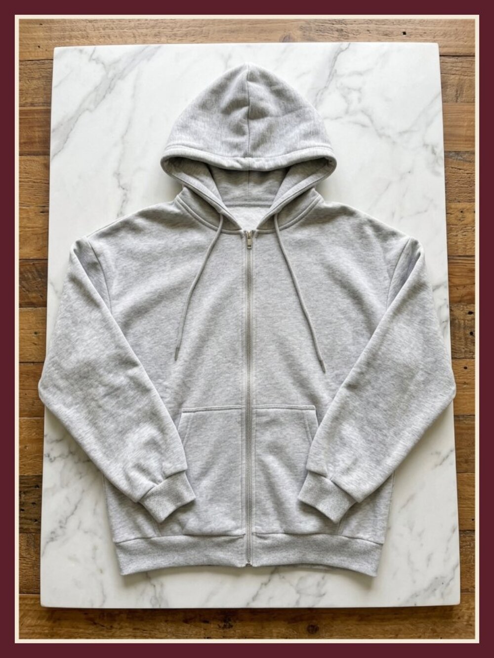 Women's Zip Up Hooded Sweatshirt Fleece Lined Long Sleeve Pockets